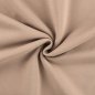 Preview: Sweat - brushed - uni - taupe