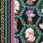 Preview: RESTSTÜCK 0,60m !!! - Bio Sweat - Woof - Col. 03 black - Bling Bling - Hamburger Liebe - Albstoffe
