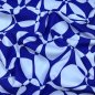 Preview: Viskose - Compass Circles - royal/hellblau