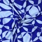 Preview: Viskose - Compass Circles - royal/hellblau