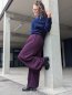 Preview: Viskose - Chain Twist - aubergine/burgundy - Geoluxe by Ki-ba-doo - Swafing
