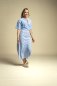 Preview: Baumwollgemisch Webware - Mini Stripe - light blue