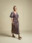 Preview: Baumwoll Voile - Donna Flowers - brown/rost