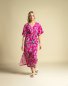 Preview: Baumwoll Voile - Annabella Flowers - fuchsia/türkis