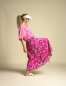 Preview: Baumwoll Voile - Annabella Flowers - fuchsia/türkis