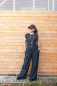 Preview: Modal French Terry - Leo - schwarz/anthrazit - Swafing by Kibadoo