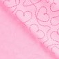 Preview: French Terry - Glitzer Heart - rosa/neon