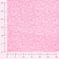 Preview: French Terry - Glitzer Heart - rosa/neon