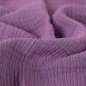 Preview: Doubleface Musselin - uni - lilac/bottle