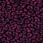 Preview: Teddy Plüsch - Mantelstoff - Maxime Leo - dark navy/fuchsia
