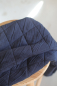 Preview: Steppstoff - Karla - blue/black melange - Mind the Maker