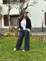 Preview: Modal French Terry - Leo - schwarz/anthrazit - Swafing by Kibadoo