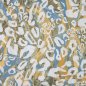 Preview: Viskose Popeline - Abstrakt Leo - olive/offwhite/hellblau