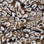 Preview: Viskose Popeline - Abstrakt Leo - brown/offwhite