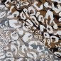 Preview: Viskose Popeline - Abstrakt Leo - brown/offwhite