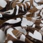 Preview: Viskose Popeline - Abstrakt Leo - brown/offwhite