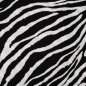 Preview: Viskose Popeline - Velora Zebra - black/white