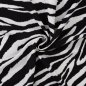 Preview: Viskose Popeline - Velora Zebra - black/white