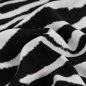Preview: Viskose Popeline - Velora Zebra - black/white
