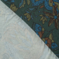 Preview: Viskose Feinstrickjersey - Gerdis Flower - petrol