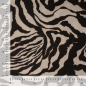 Preview: Viskose Feinstrickjersey - Panya Zebra - ecru/dark brown
