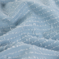 Preview: RESTSTÜCK 1,60m !!! - Denim - Fringe Vibe - light blue