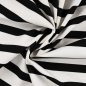 Preview: Punta di Roma - Small Stripes - black