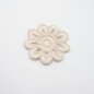 Preview: Applikation - Dala Flower - Aufnäher - natur