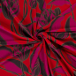Preview: RESTSTÜCK 0,60m !!! - Viskosejersey - Valea Flower - rot
