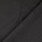 Preview: Wollfleece - uni - schwarz
