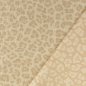 Preview: Jackenstoff Jacquard mit Glitzer - Leo - sand
