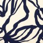Preview: Viskose Popeline - Abstract Jungle - marine/creme