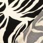 Preview: Viskose Popeline - Abstract Jungle - schwarz/creme