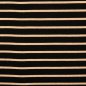 Preview: Strick Jacquard - Streifen - schwarz/beige