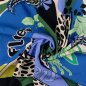 Preview: Viskose Popeline - Navina - blau/grün