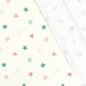 Preview: Badestoff Jersey - Little Starfish - wollweiß