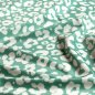 Preview: Badestoff Jersey - Panther Dots - altgrün