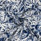 Preview: Viskosesatin - matt - Liya - blau