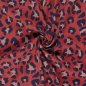Preview: Musselin - Panther - fuchsia