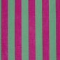 Preview: Musselin - Big Stripes - grün/pink