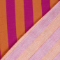 Preview: RESTSTÜCK 0,70m !!! - Musselin - Big Stripes - orange/pink