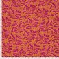 Preview: Musselin  - Gwenda Flowers - orange/fuchsia