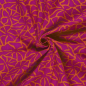 Preview: RESTSTÜCK 1,10m !!! - Musselin - Dorina Flowers - orange/fuchsia