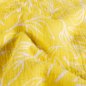 Preview: Musselin - Klementina - gelb/weiß