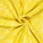 Preview: Musselin - Klementina - gelb/weiß