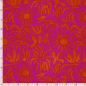 Preview: RESTSTÜCK 0,40m !!! - Musselin - Sunshine - fuchsia/rotorange