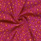 Preview: Musselin - Power Pink Safari - pink/rot/orange