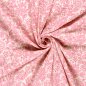 Preview: Musselin - Pink Garden - offwhite/pink