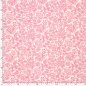 Preview: Musselin - Pink Garden - offwhite/pink