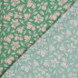 Preview: Musselin - Kanta Flowers - grün/nude